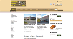Desktop Screenshot of perigord-chasse-peche.com